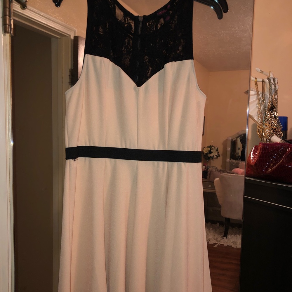 Cream lace dress